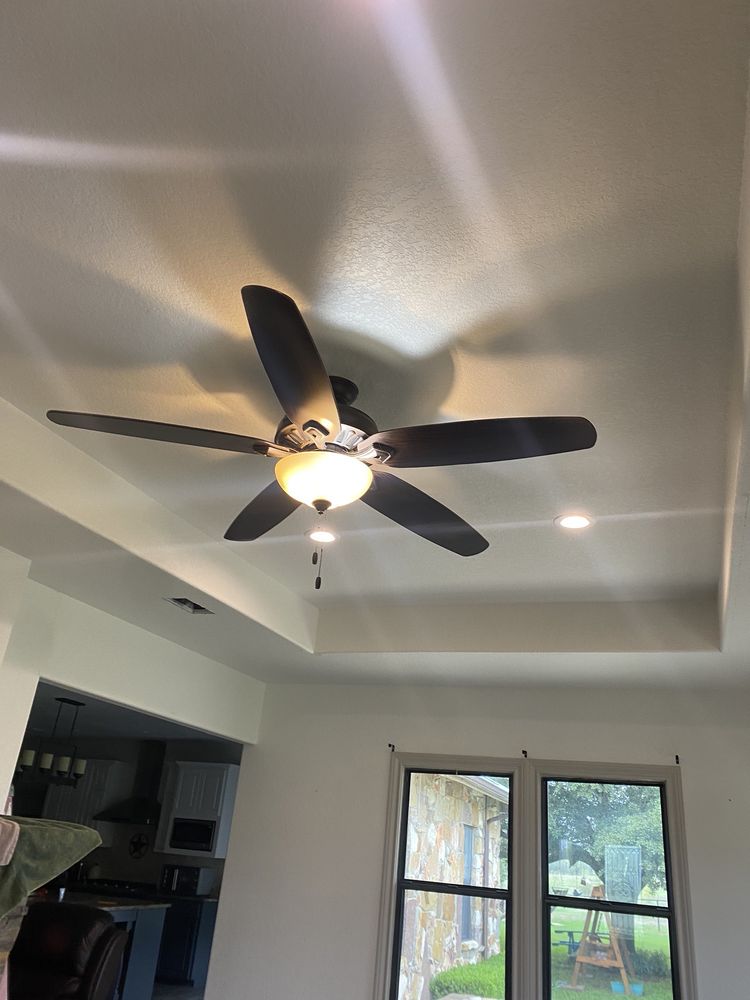 Before Cedar shiplap ceiling installation before and after by First Stop Renovations
